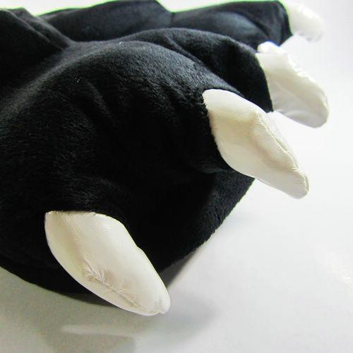 BuyUnisex Animal Panda Black Pig cosplay Kigurumi fleece slippers shoes Now Cheaper With 3 - 5 Days Ship - PajamasBuy