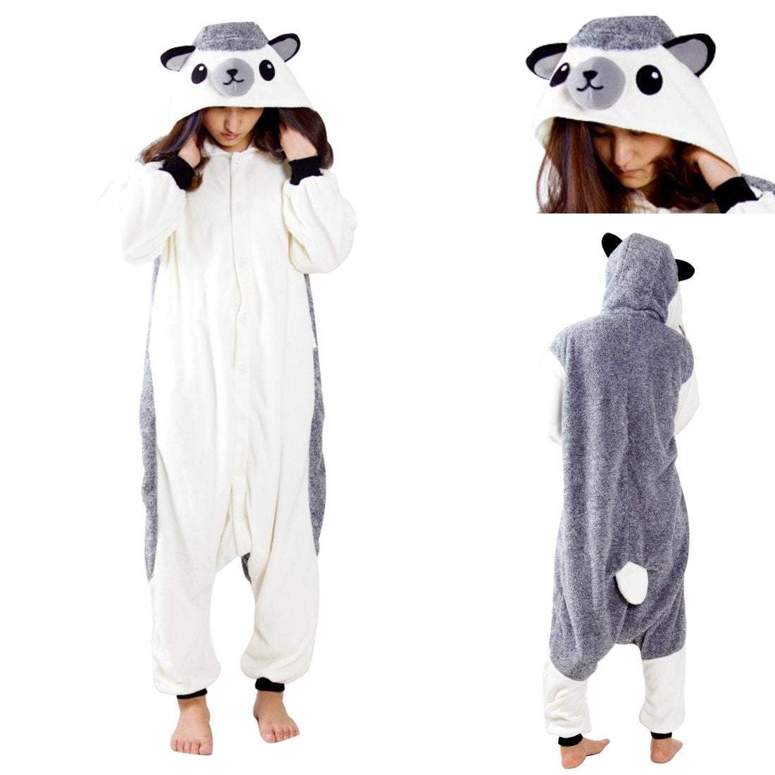 BuyUnisex Hedgehog Kigurumi Adult Costume Animal Pajamas Onesie Now Cheaper With 3 - 5 Days Ship - PajamasBuy