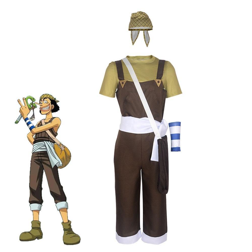 Usopp Anime One Piece Cosplay Costumes Carnival Party Outfits Full Set - Pajamasbuy