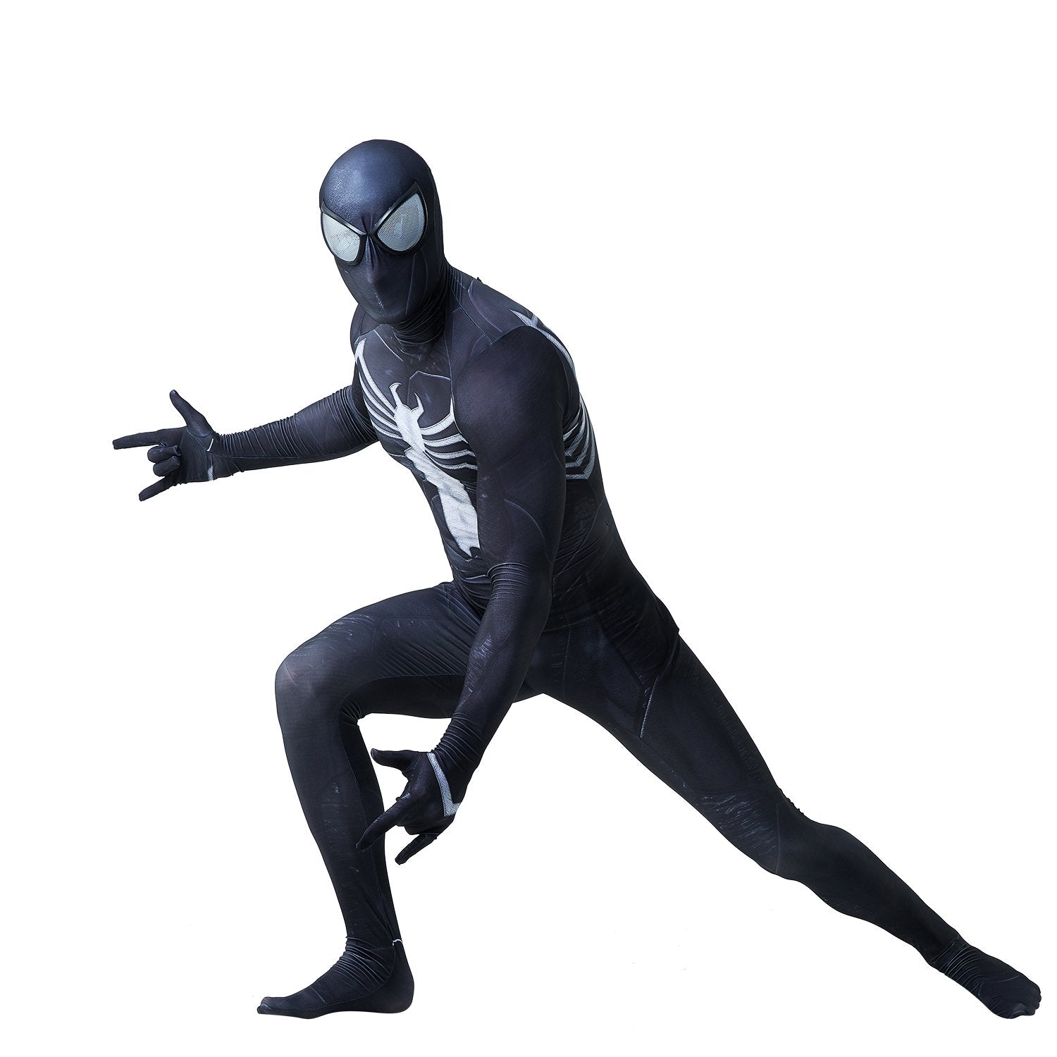 BuyVenom 2 Spider - Man Black Tight Jumpsuit Costume for Adults and Kids Now Cheaper With 3 - 5 Days Ship - PajamasBuy