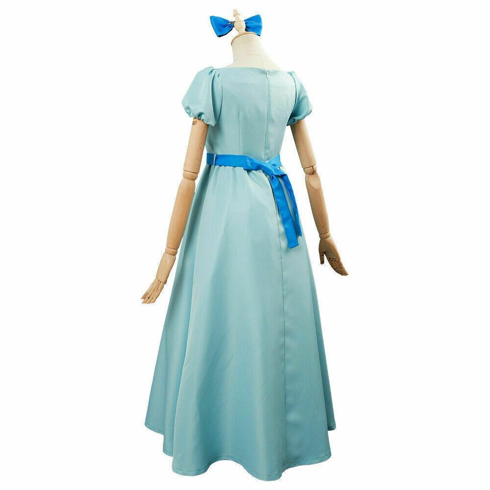 Wendy Darling Peter Pan Cosplay Costume Princess Dress for Women - Pajamasbuy