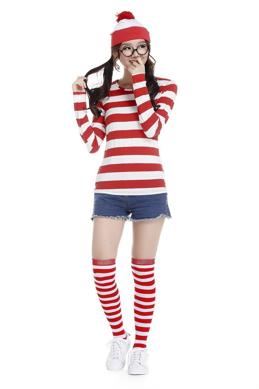 BuyWhere's Wally Wally Anime Cosplay Family Matching Costume Now Cheaper With 3 - 5 Days Ship - PajamasBuy