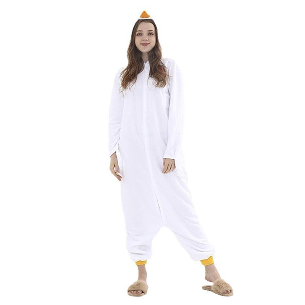 White Rooster Animal kigurumi onesies Costume - Pajamasbuy