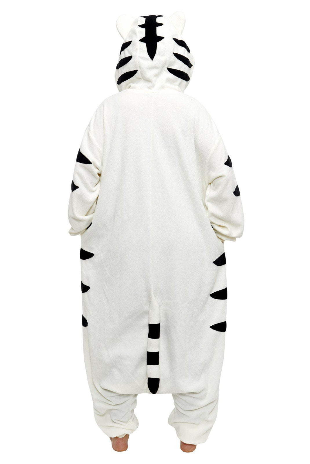 BuyWhite Tiger Pajamas Kigurumi Onesies Hoodie Animal Costume Now Cheaper With 3 - 5 Days Ship - PajamasBuy