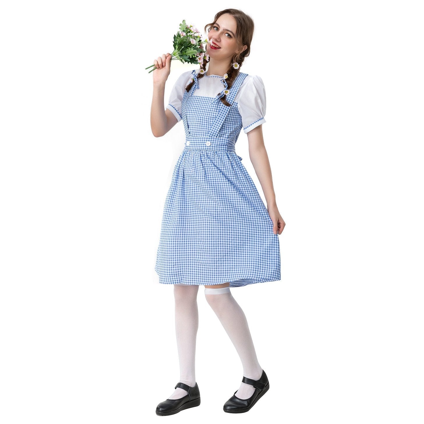 BuyWizard of Oz Dorothy Costume Dress Maid Alice for Girls Women Now Cheaper With 3 - 5 Days Ship - PajamasBuy