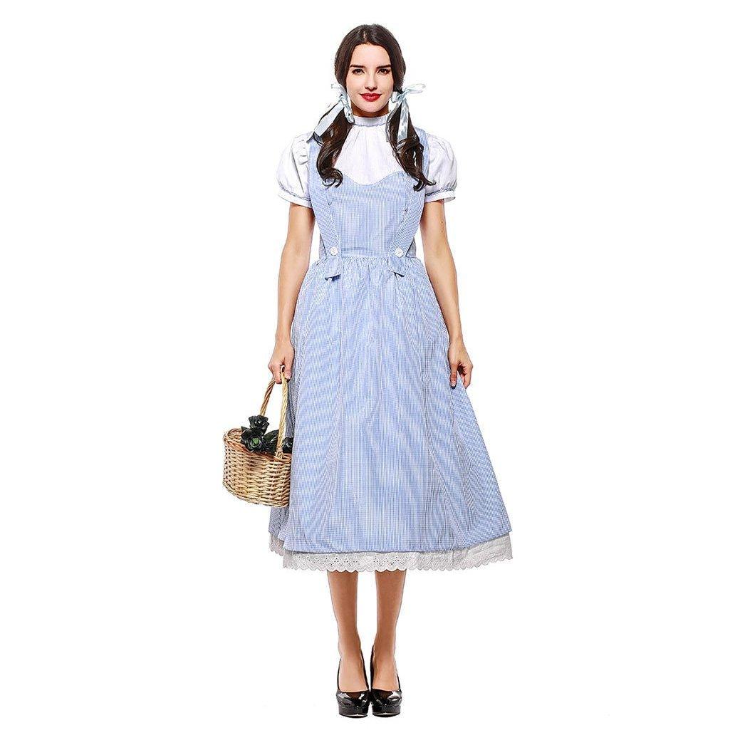 Wizard of Oz Dorothy Costume Dress Maid Alice for Women XXL Size - Pajamasbuy