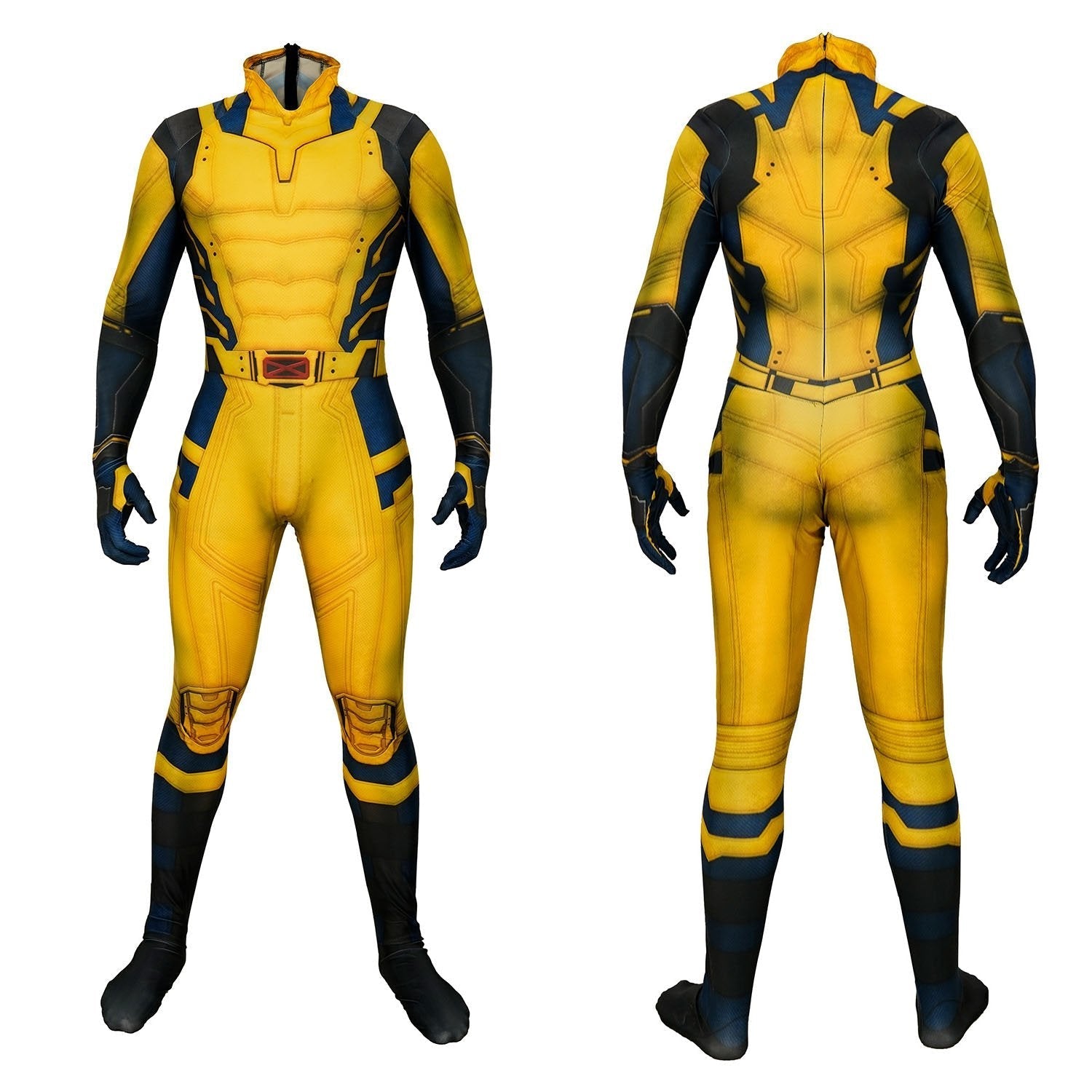 BuyWolverine Cosplay Jumpsuit Yellow Print Costume for Adults & Kids Now Cheaper With 3 - 5 Days Ship - PajamasBuy