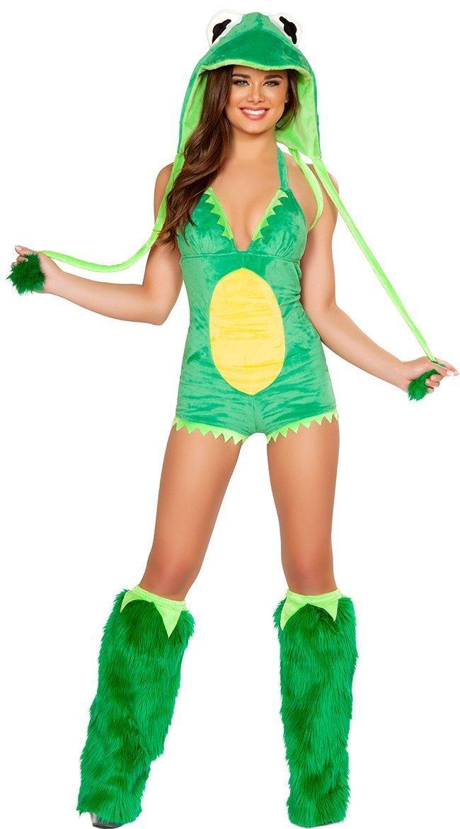 Women Halloween Frog Costume Cosplay Fancy Dress Animal Uniform - Pajamasbuy