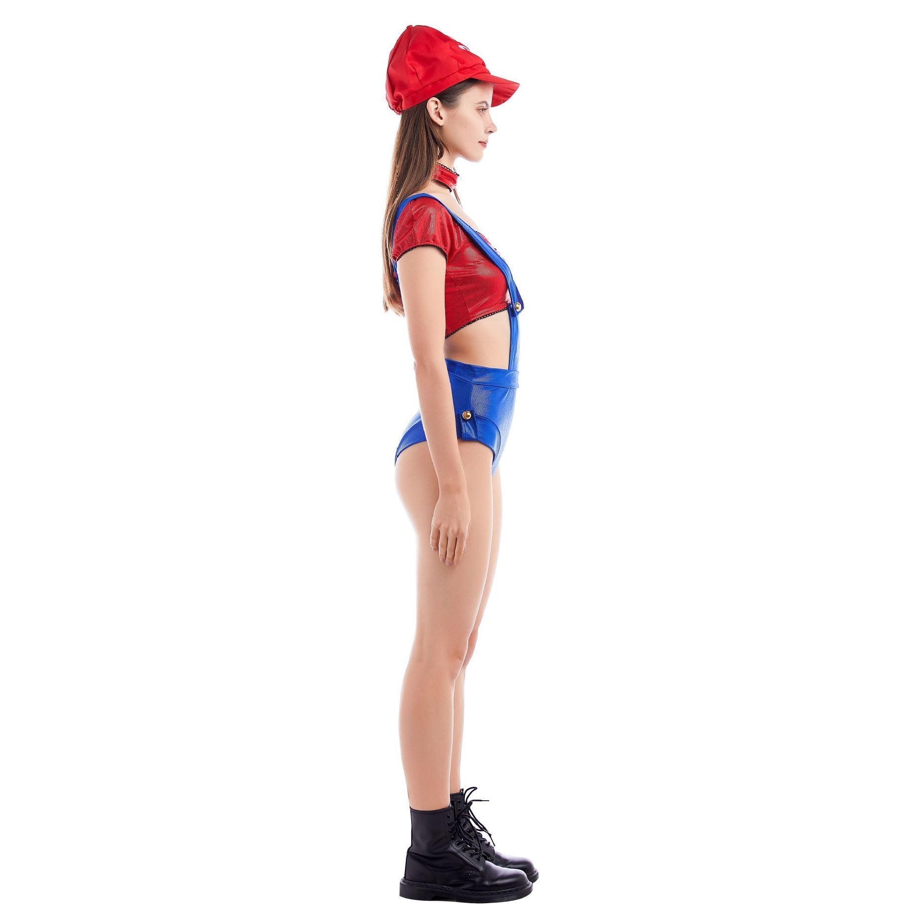 BuyWomen Super Mario Gamer Babe Halloween Costume Now Cheaper With 3 - 5 Days Ship - PajamasBuy