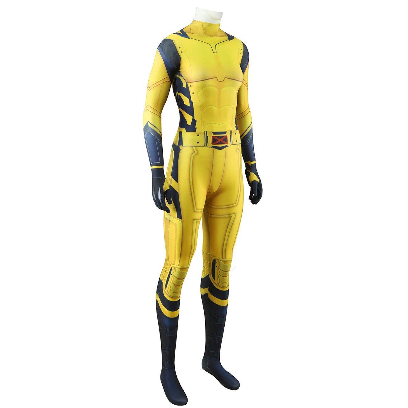 Women Wolverine Costume X23 Logan Halloween Cosplay Jumpsuit Deadpool 3 Dafne Keen Yellow - Pajamasbuy