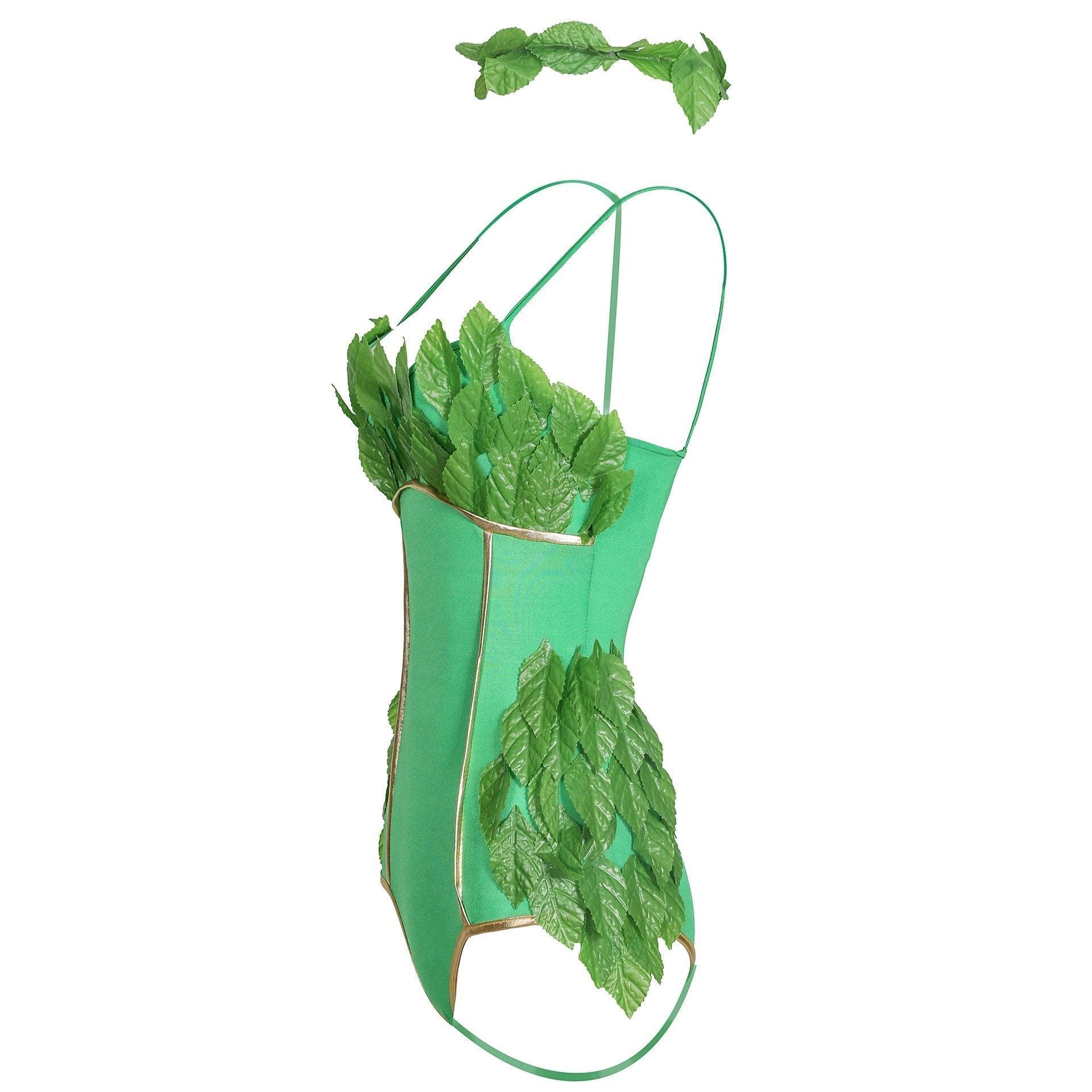 Women's Deluxe Poison Ivy Costume Jumpsuit Halloween - Pajamasbuy