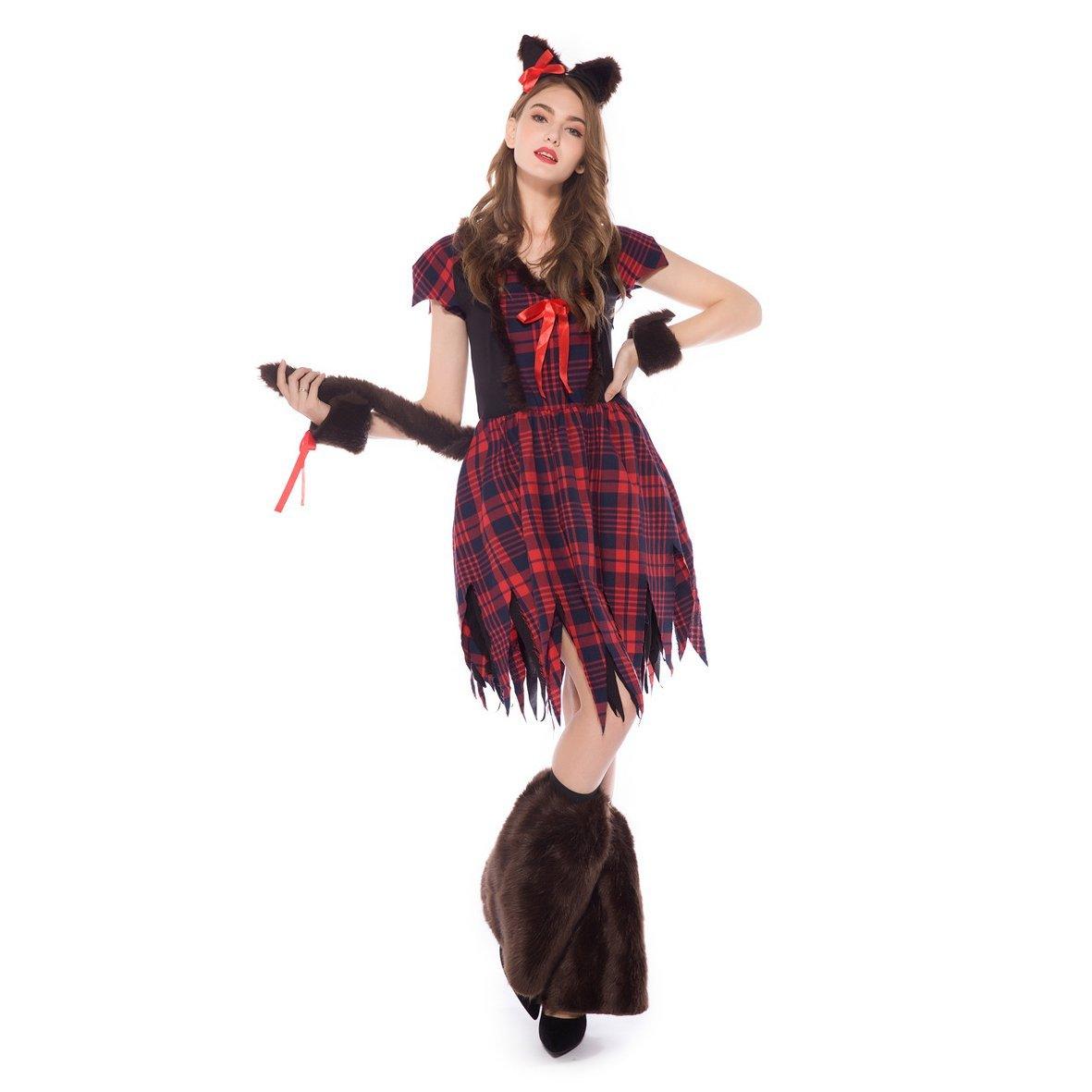 Womens Werewolf Costume Party Clubwear Halloween - Pajamasbuy