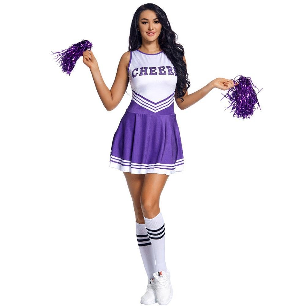 BuyWorld Cup cheerleaders uniforms Costume football baby with socks Now Cheaper With 3 - 5 Days Ship - PajamasBuy